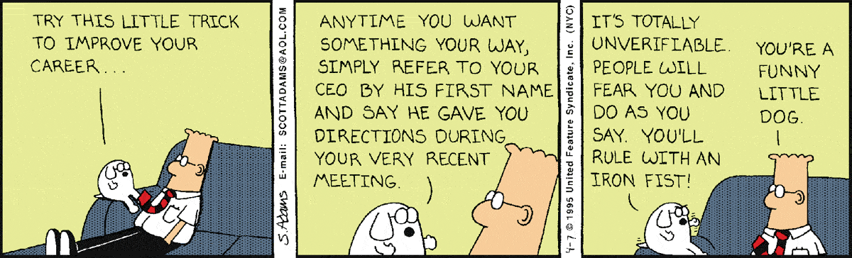 Dilbert Cartoon